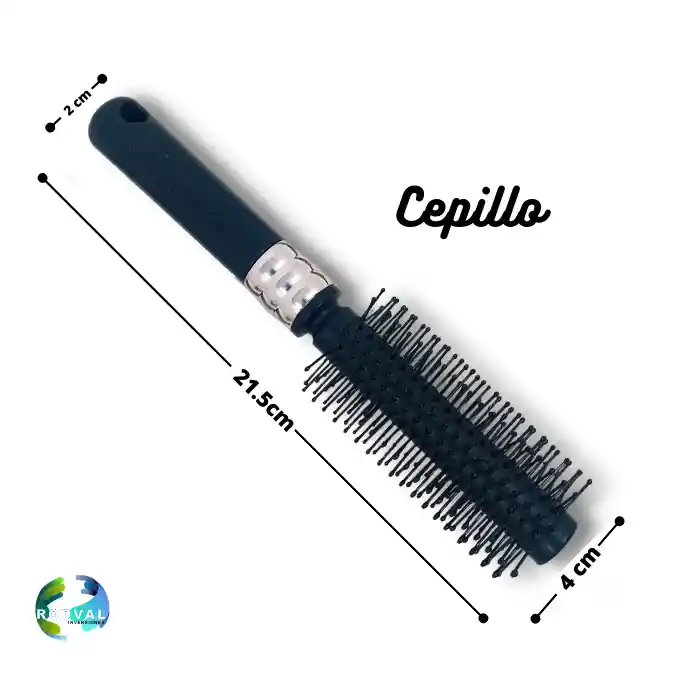 Set Cepillo Peinilla Colores Mix Mhc-2216 Isp (e69-2)