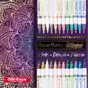 Estuche Marcador Offiesco Metalizado X12 Doble Punta Oe 100