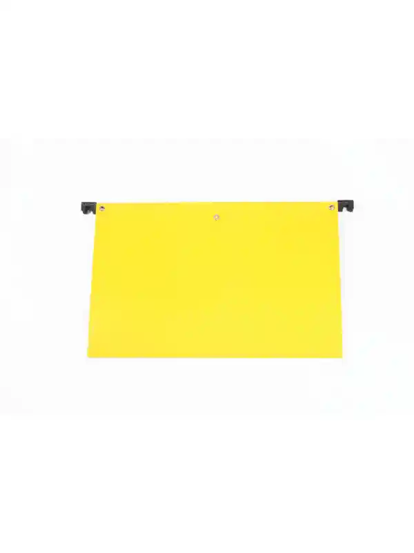 Carpeta Colgante Plastica Amarilla Oficio