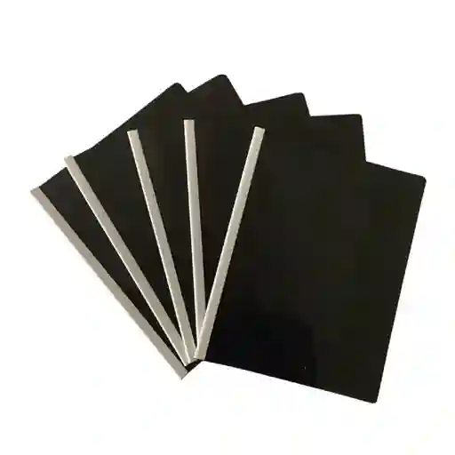 Carpeta Plastica Con Bisel Negra, Tamaño Oficio