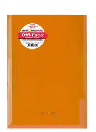Carpeta Legajadora Celuguia, Plastica, Naranja, Tamaño Carta