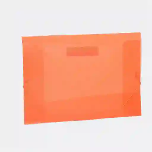 Carpeta De Seguridad Plastica Naranja Oficio