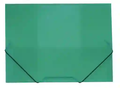 Carpeta De Seguridad Plastica Verde Oficio