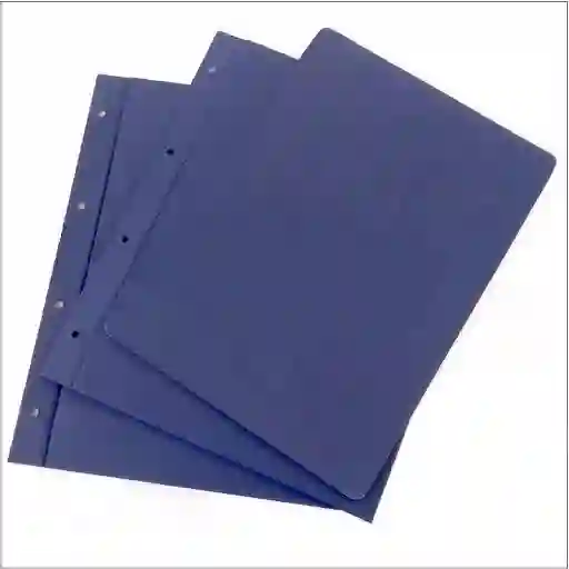 Carpeta Catologo De 3 Tornillos, Tamaño Oficio Azul