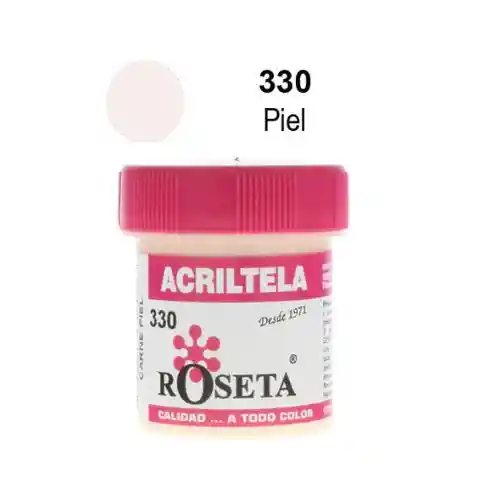 Roseta Pintura Para Tela Acritela Color Piel