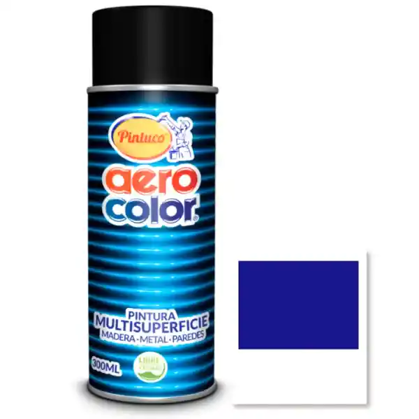 Pintura En Aerosol Azul Español Brillante Pintuco 300ml