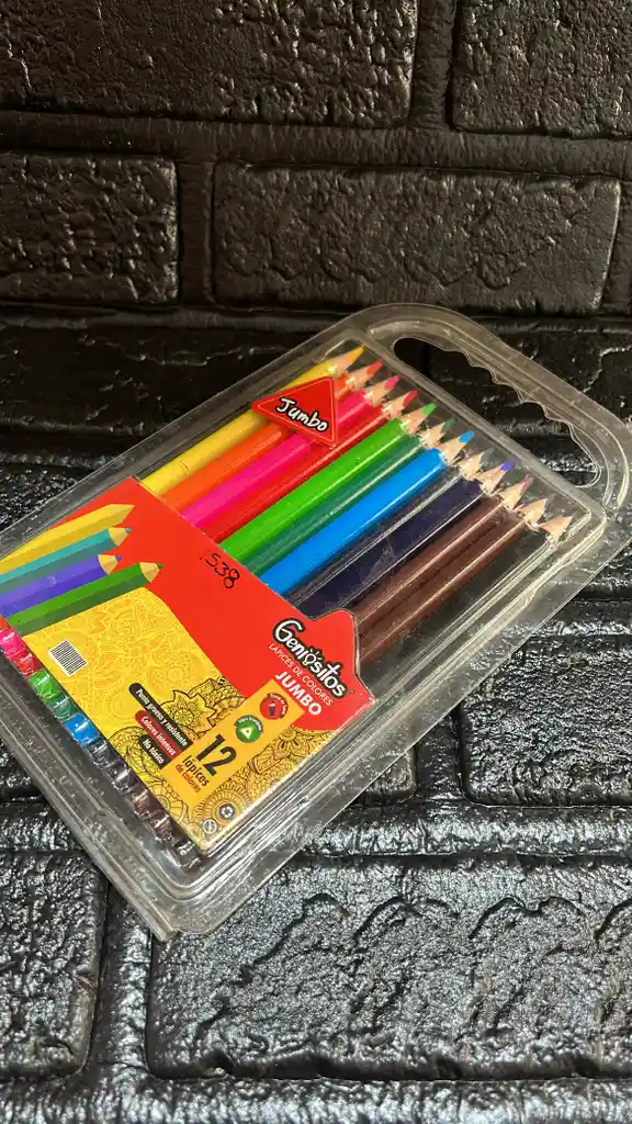 Colores Jumbo Geniosito X12
