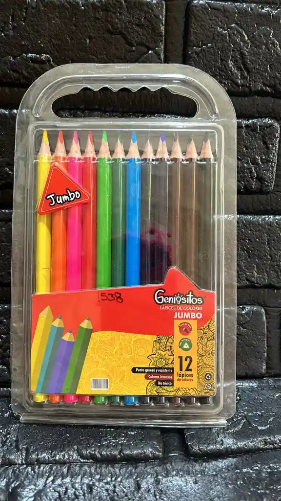 Colores Jumbo Geniosito X12