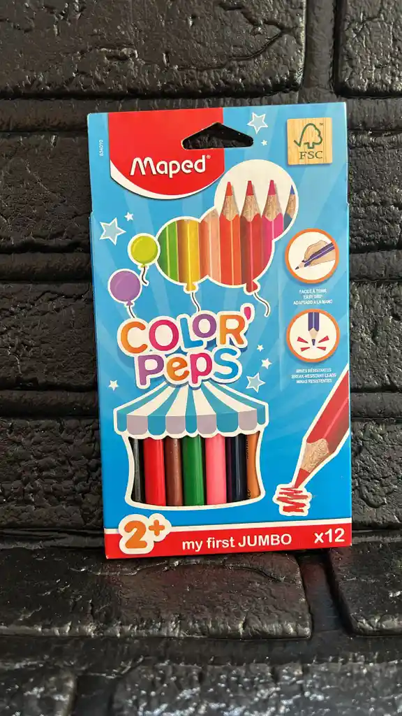 Colores Jumbo Maped X12