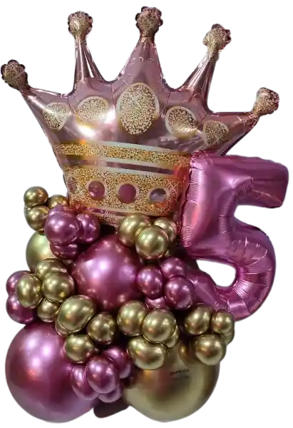 Bouquet De Globos Express Feliz Cumpleaños Vinilo