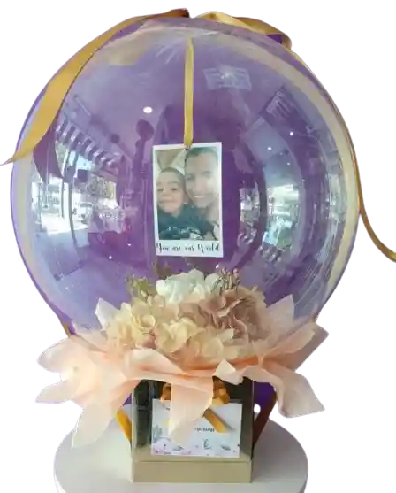 Bouquet De Globos Junior Flores Y Foto