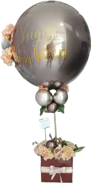 Bouquet De Globos Vintage Burbuja