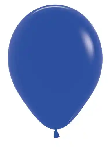 Globos Bombas R-12 X 20 Unds Latex Redondo Fashion Azul Rey Sempertex