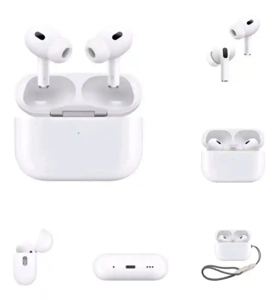 Airpods Pro 2 Generacion 2023 Sonido Mejorado Control De Ruido Tactil Aaa