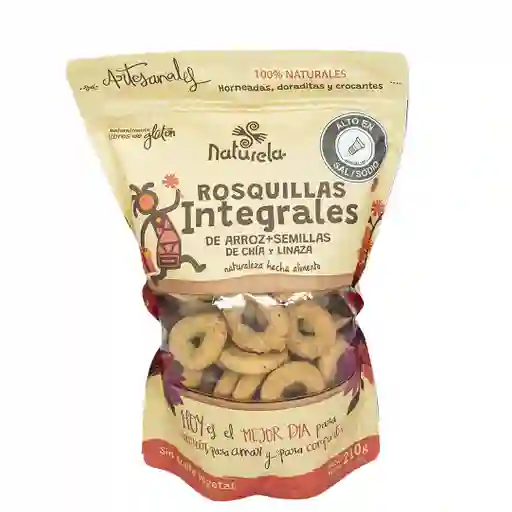 Rosquillas Integrales De Arroz, Semillas De Chía Y Linaza