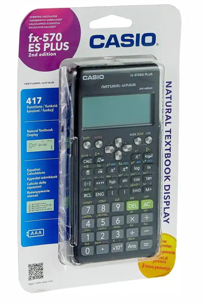 Calculadora Científica Casio Fx-570es Plus Original