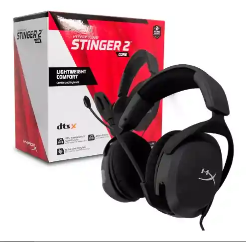 Audífonos Diadema Gamer Hyperx Cloud Stinger Core Hx-hscsc2 Negro