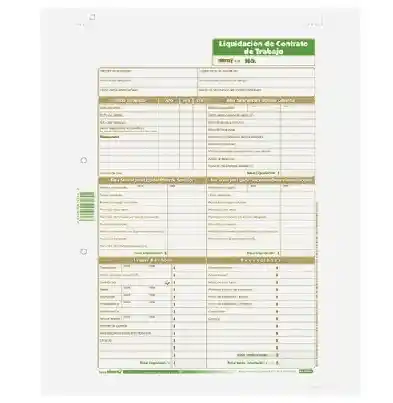 Liquidacion De Contrato, Trabajo De Servicio Domestico X1