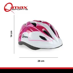 Casco Infantil Flowers Qmax - Nuevo