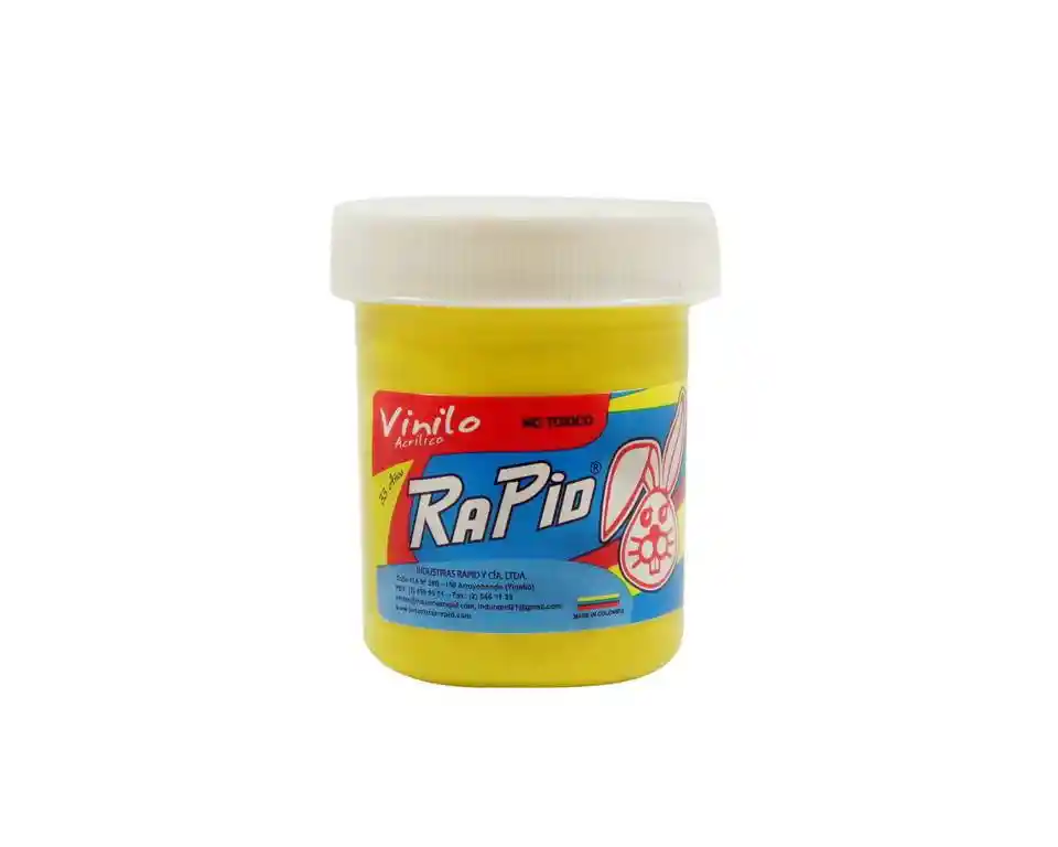 Vinilo Acrilico Amarillo Rapid 60cc