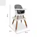 Silla Comedor Baby Elite Dinner Gray 5 En 1