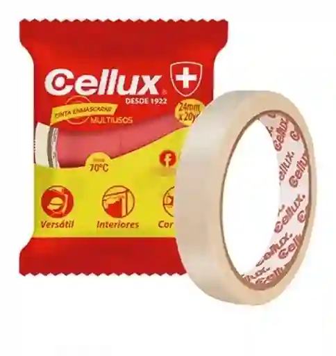 Cinta De Enmascarar, 18m 12mm Cellux