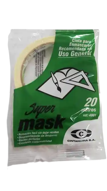 Cinta De Enmascarar 20m X 24mm