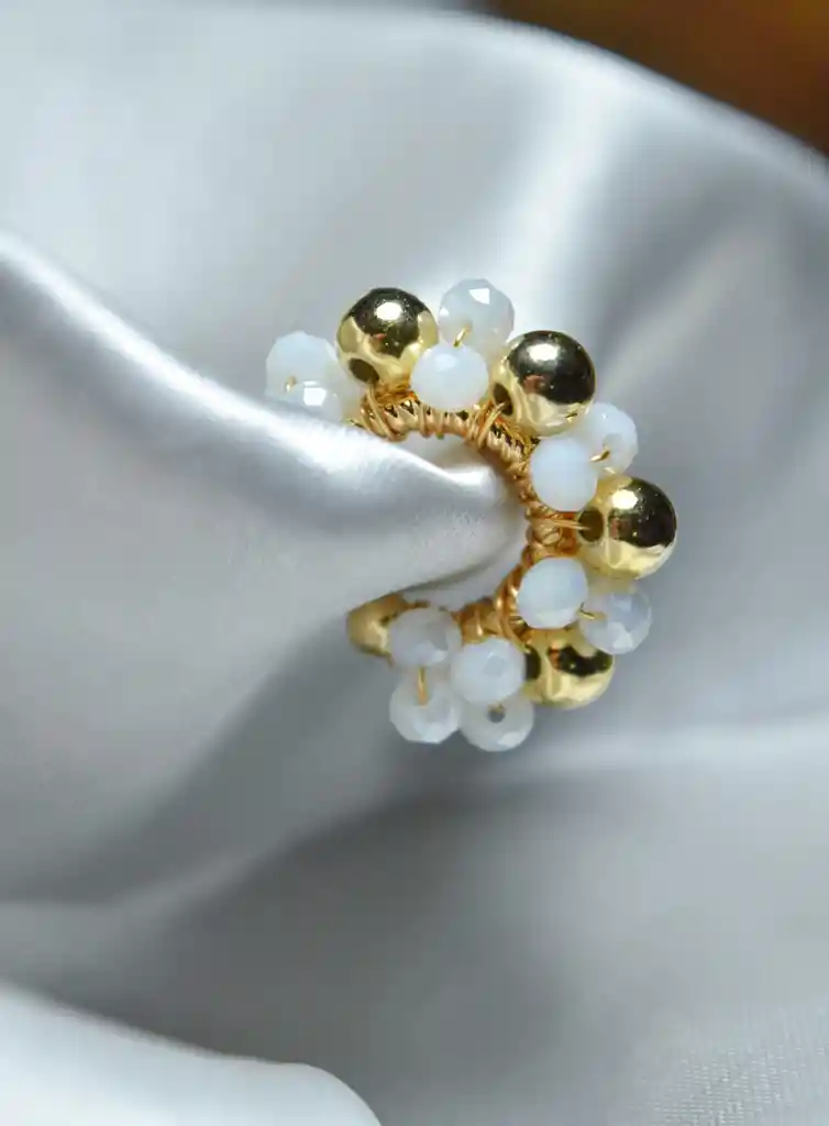 Earcuff Perlas Mixto Mar