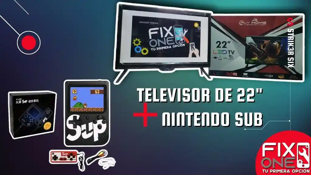 Televisor De 24" + Nintendo Sub