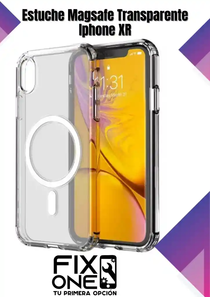 Estuche Transparente Magsafe Iphone Xr