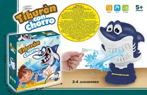 Juego En Familia Tiburon Con Chorro