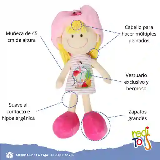 Muñeca Baby Soft Dali