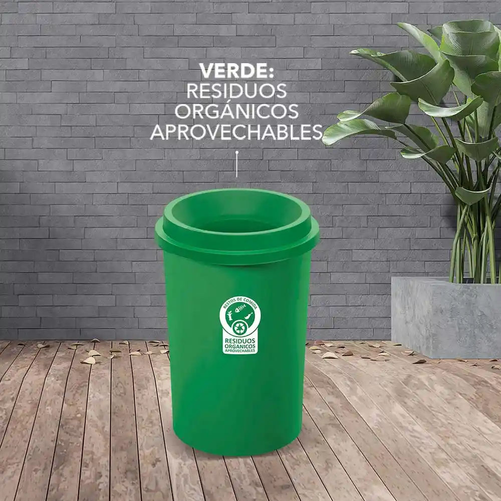 Apelera Evo 50 Litros Verde Organico Aprovechable