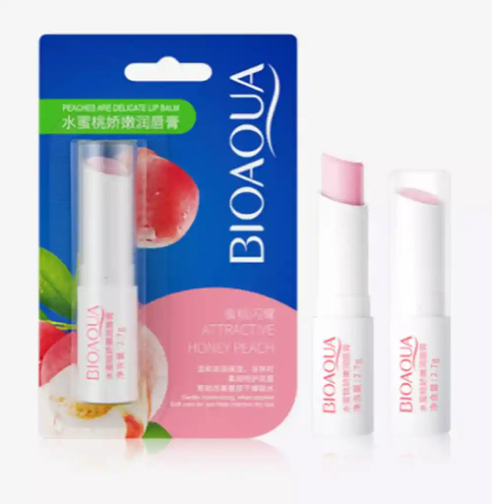 Bálsamo Labios Peach Bioaqua