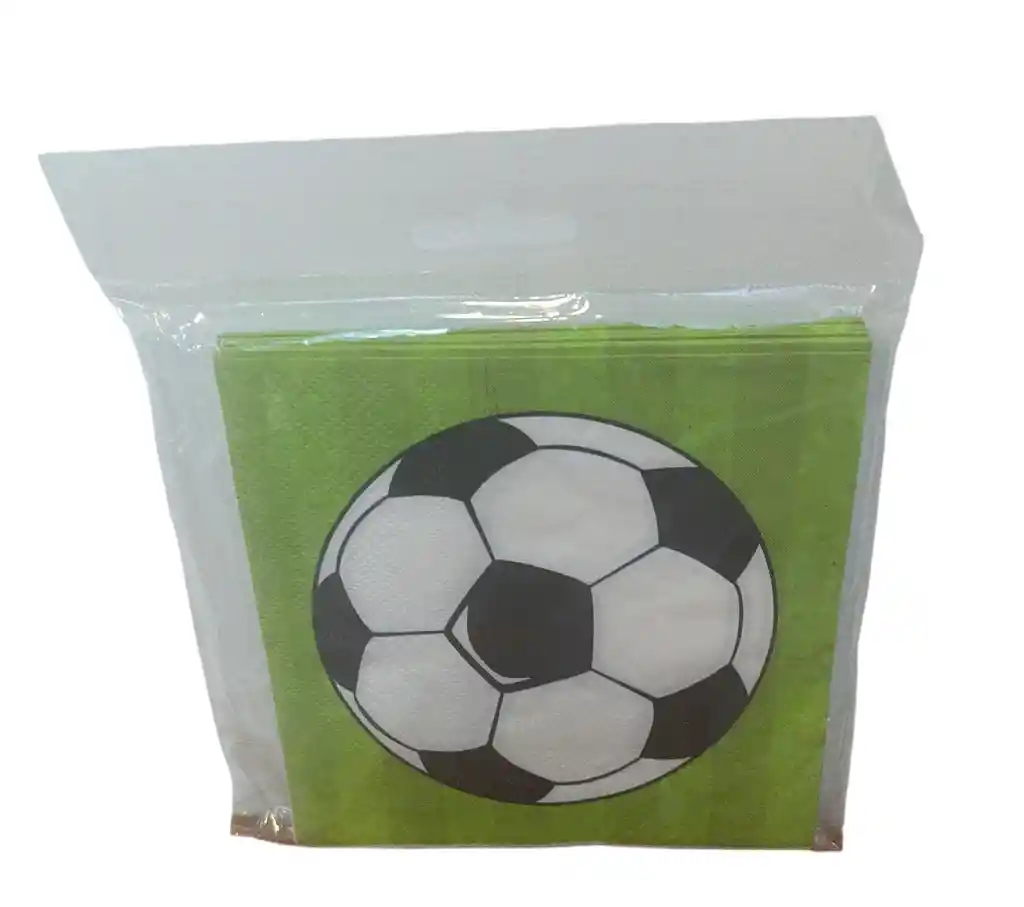 Set Platos, Vasos Y Servilletas Sempertex Futbol X8 Unidades