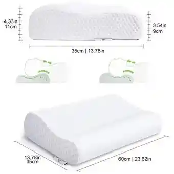 Almohada Memory Pillow Ortopédica Indeformable Con Aloe Vera