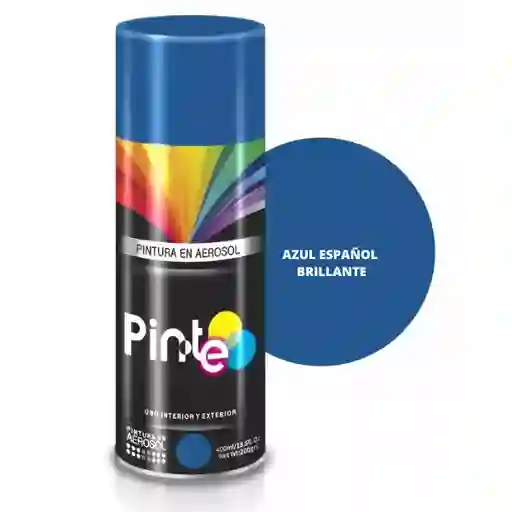 Pintura Aerosol Azul Español Brillante 400ml Pinte