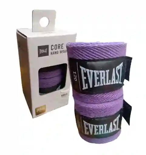 Vendas Everlast 120 Pulgadas 1 Par Boxeo Mma Muay Thai Kick - Morado