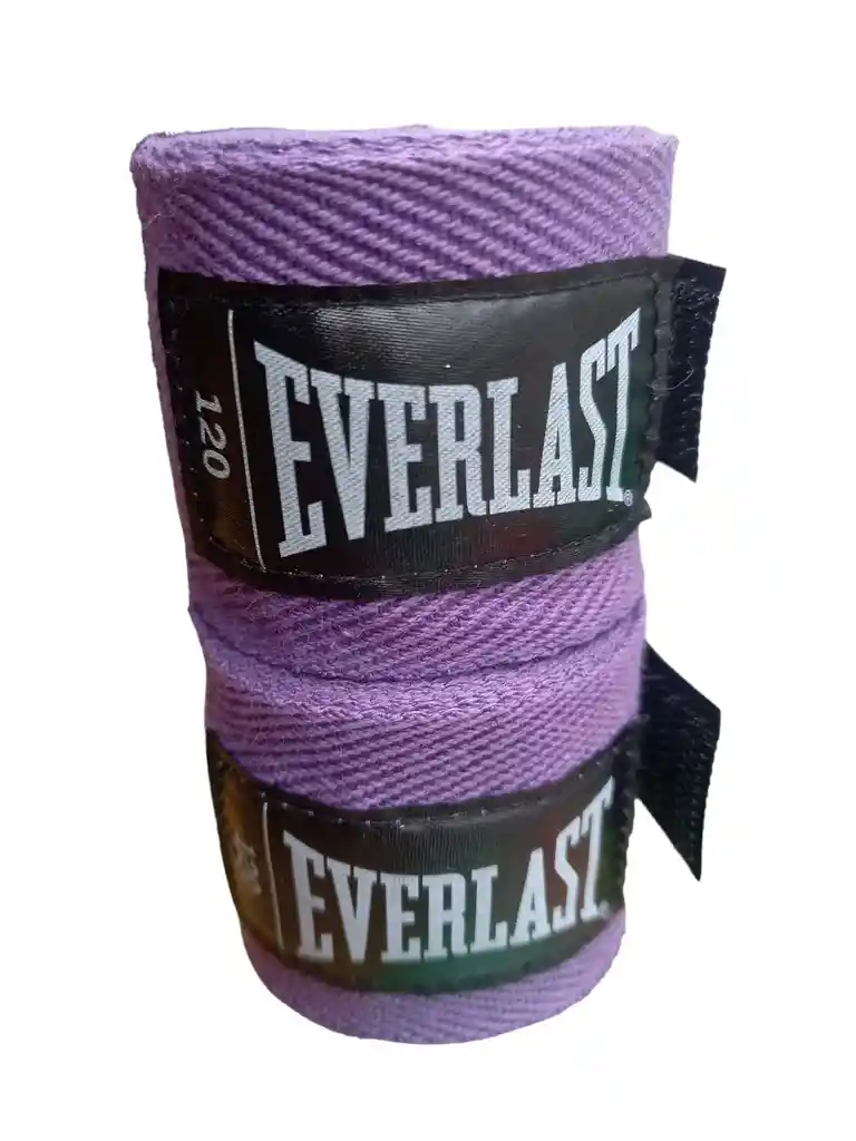 Vendas Everlast 120 Pulgadas 1 Par Boxeo Mma Muay Thai Kick - Morado