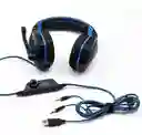Audifono Diadema Gamer Kotion Each G4000 Usb Microfono Azul