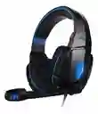 Audifono Diadema Gamer Kotion Each G4000 Usb Microfono Azul