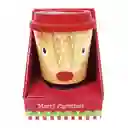 Mug Navideño 390 Ml Expressions Christmas Con Tapa Silicona