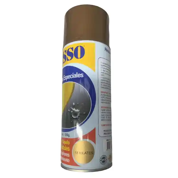 Pintura Aerosol Oro Dorado 400ml Masso