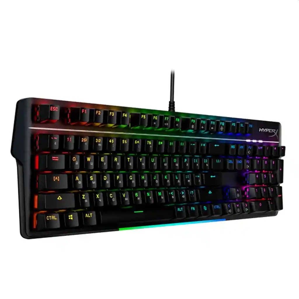 Teclado Gamer Mecánico Hyperx Alloy Mkw100 Rgb, Red / Inglés