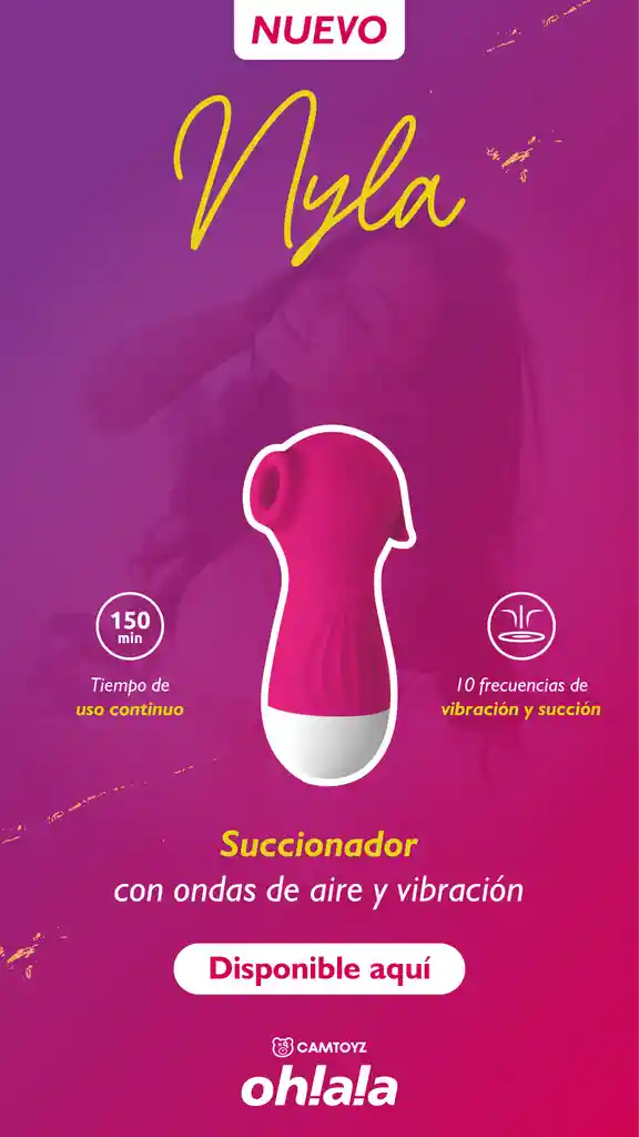 Succionador De Clitoris Nyla Fucsia Recargable