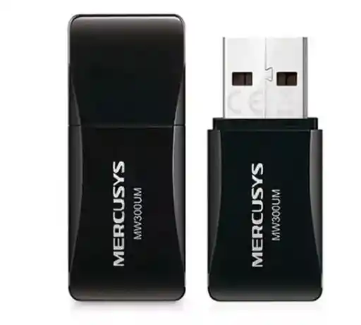 Adaptador Usb Inalambrico Mercusys N300 Mw300um