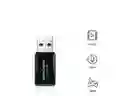 Adaptador Usb Inalambrico Mercusys N300 Mw300um