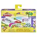 Plastilina Play Doh Set Unicornio + 3 Frascos