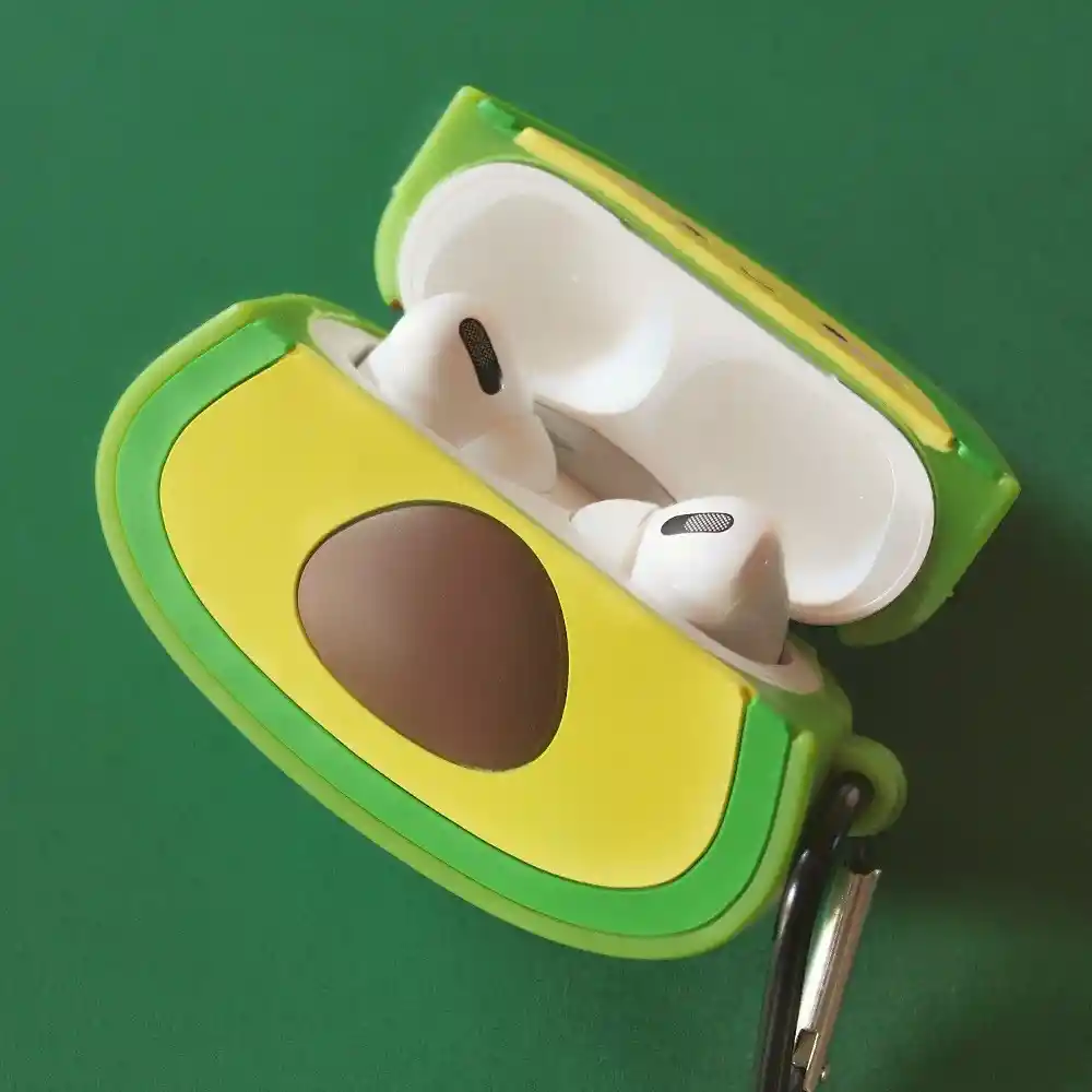 Funda Airpods Pro Aguacate De Silicona