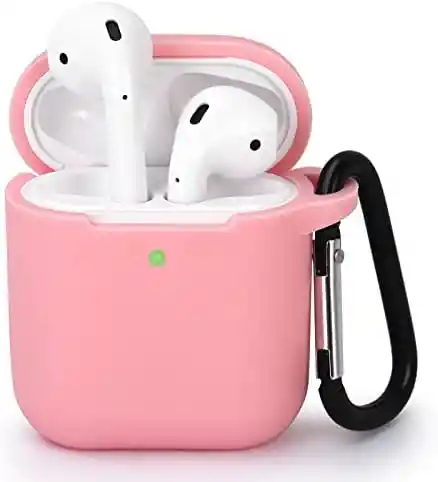 Estuche En Silicona Para Airpods 2 Gen Color Rosado